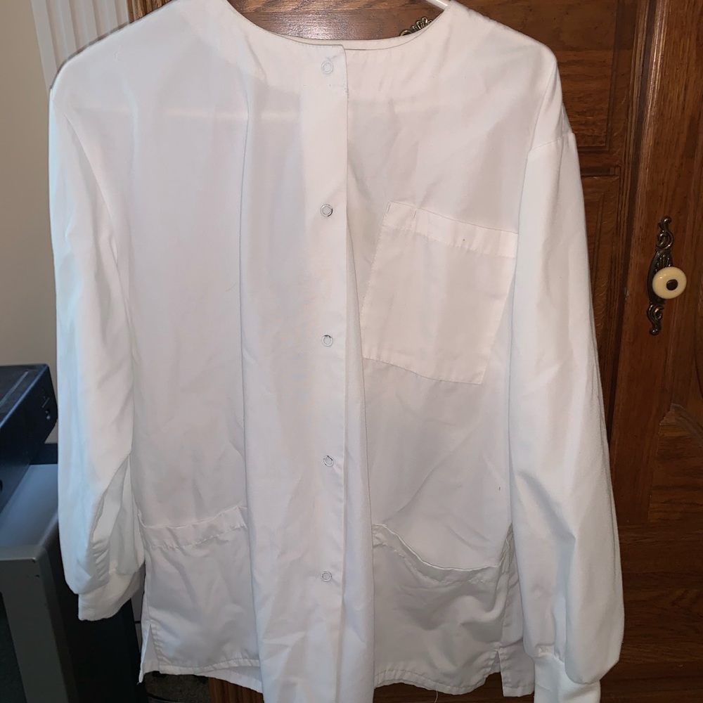 White nurses uniform coat